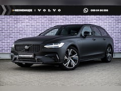 Volvo V90 - 2.0 T6 Plug-in Hybrid AWD Plus Dark | Trekhaak | Tailored Wool | Matte Black Wrap | Harman