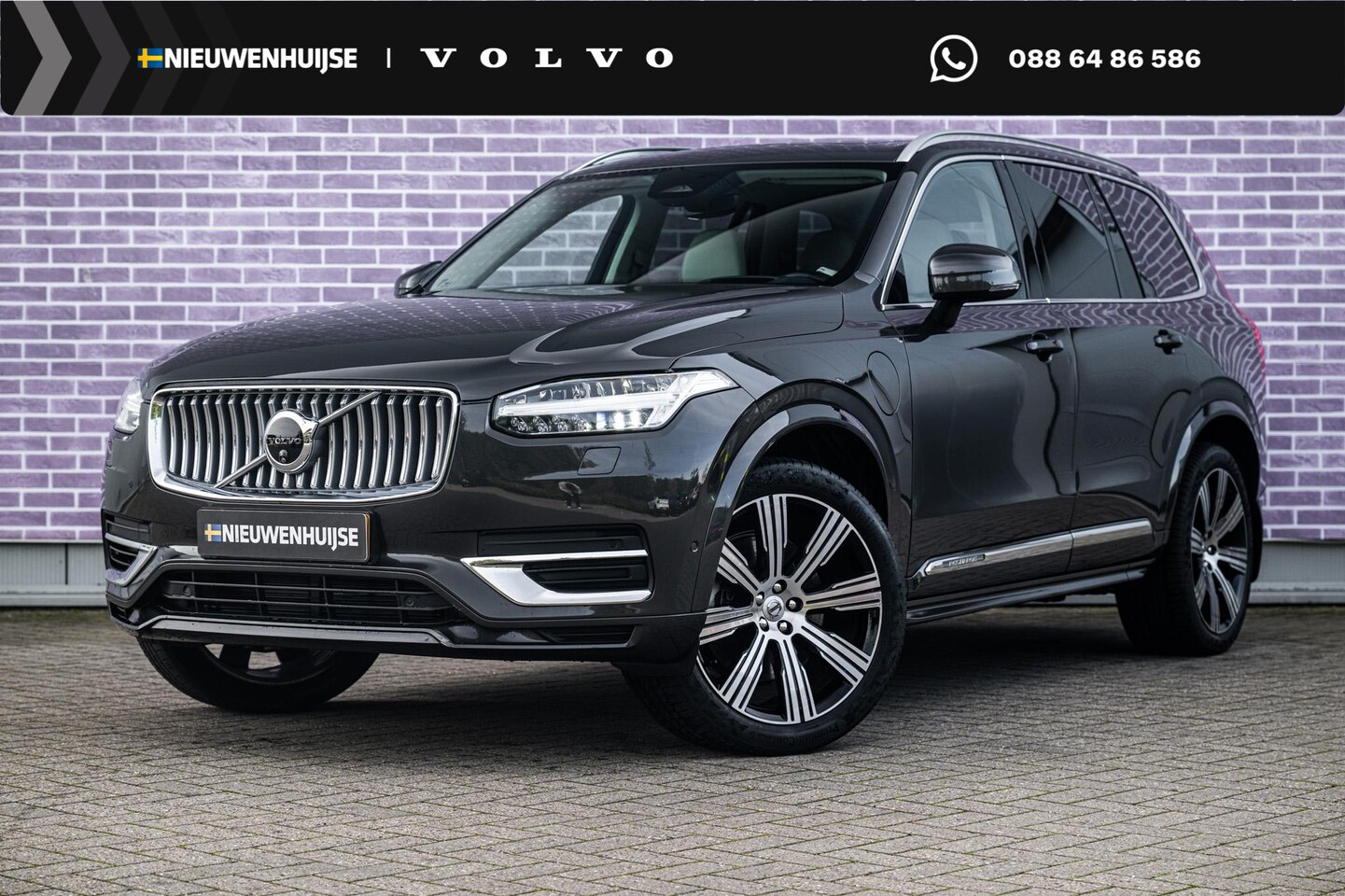 Volvo XC90 - 2.0 T8 Recharge AWD Ultimate Bright | Trekhaak | Bowers & Wilkins | Luchtvering | Stoelver - AutoWereld.nl
