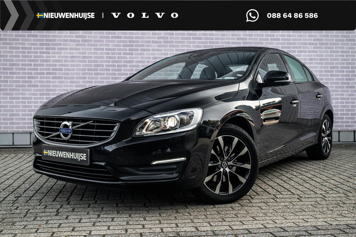 Volvo S60 - 1.5 T2 Polar+ Dynamic | Achteruitrijcamera | Parkeersensoren | Bi-Xenon Adaptief | Lederen - AutoWereld.nl