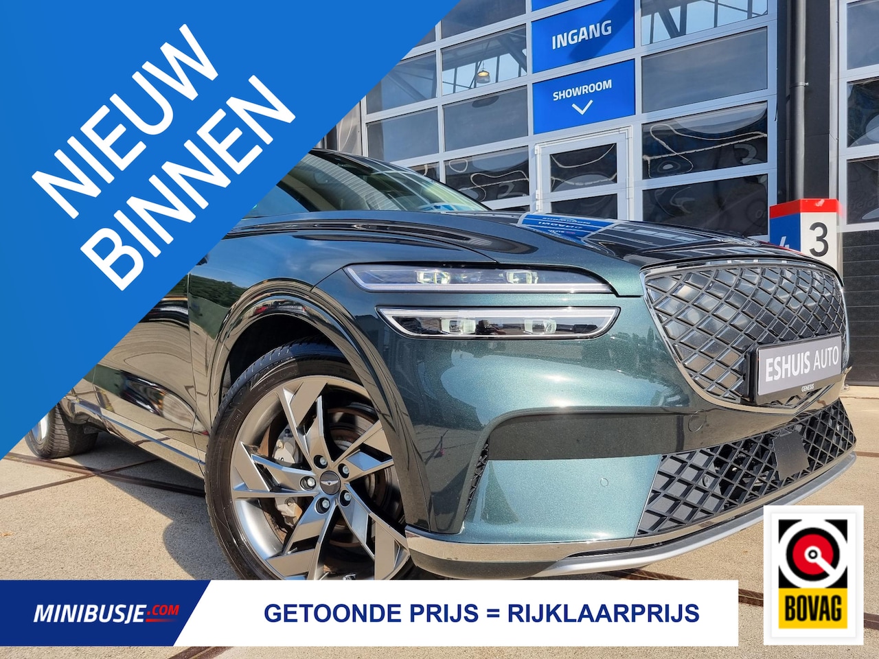 Genesis GV70 - Electrified AWD Sport 490pk Dual Motor / NAPPA LEER / 21 INCH / SOH 96,9% - AutoWereld.nl