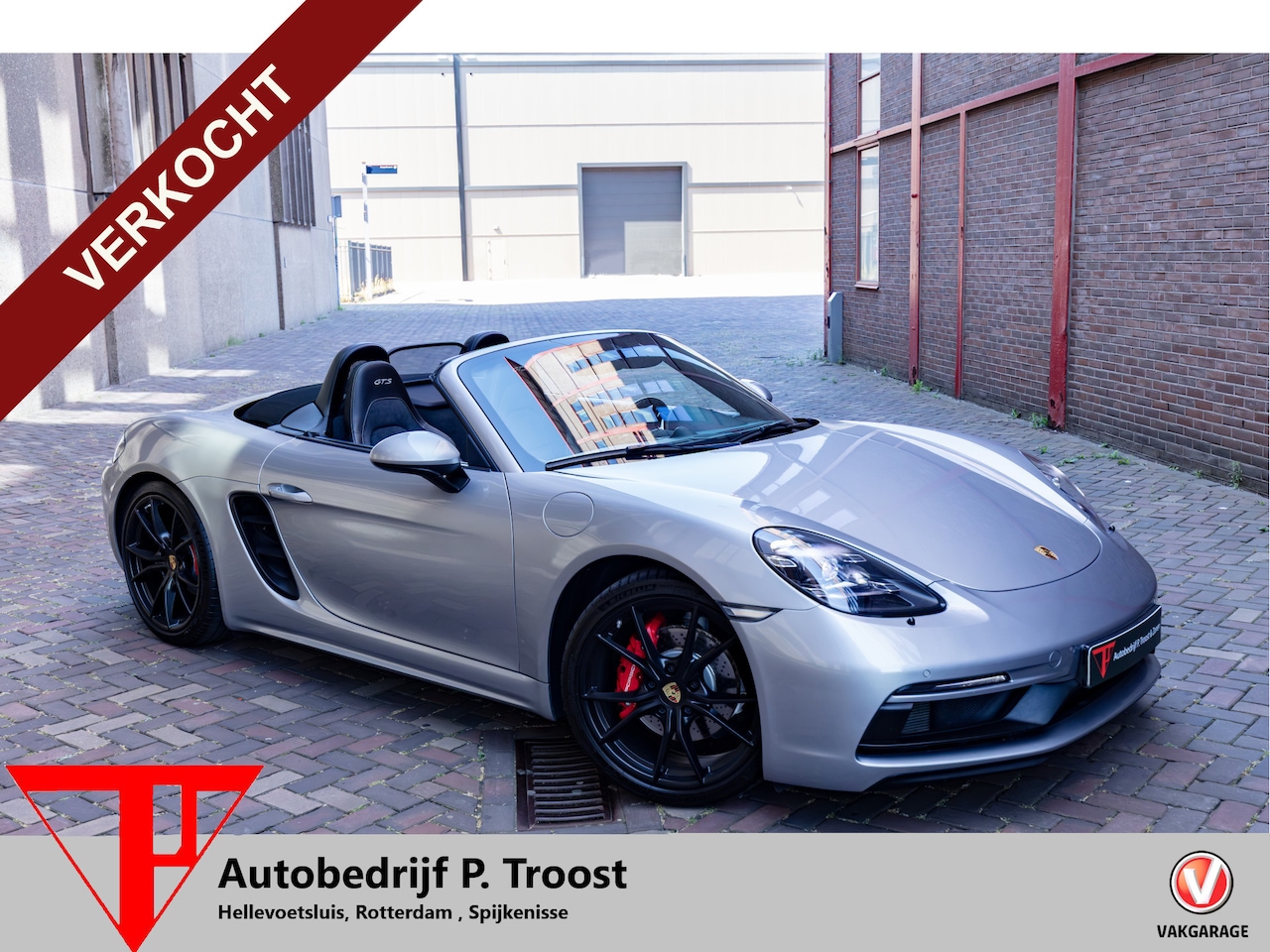 Porsche 718 Boxster GTS - 2.5 Sportchrono|Sportuitlaat|Apple carplay|Alarm klasse 3|Achteruitrijcamera|20 Inch Conca - AutoWereld.nl