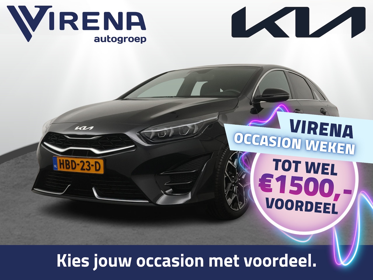 Kia Pro cee'd - 1.5 T-GDi GT-Line Automaat - Climate Control - ACC - Elektrische Achterklep - Navigatie - - AutoWereld.nl