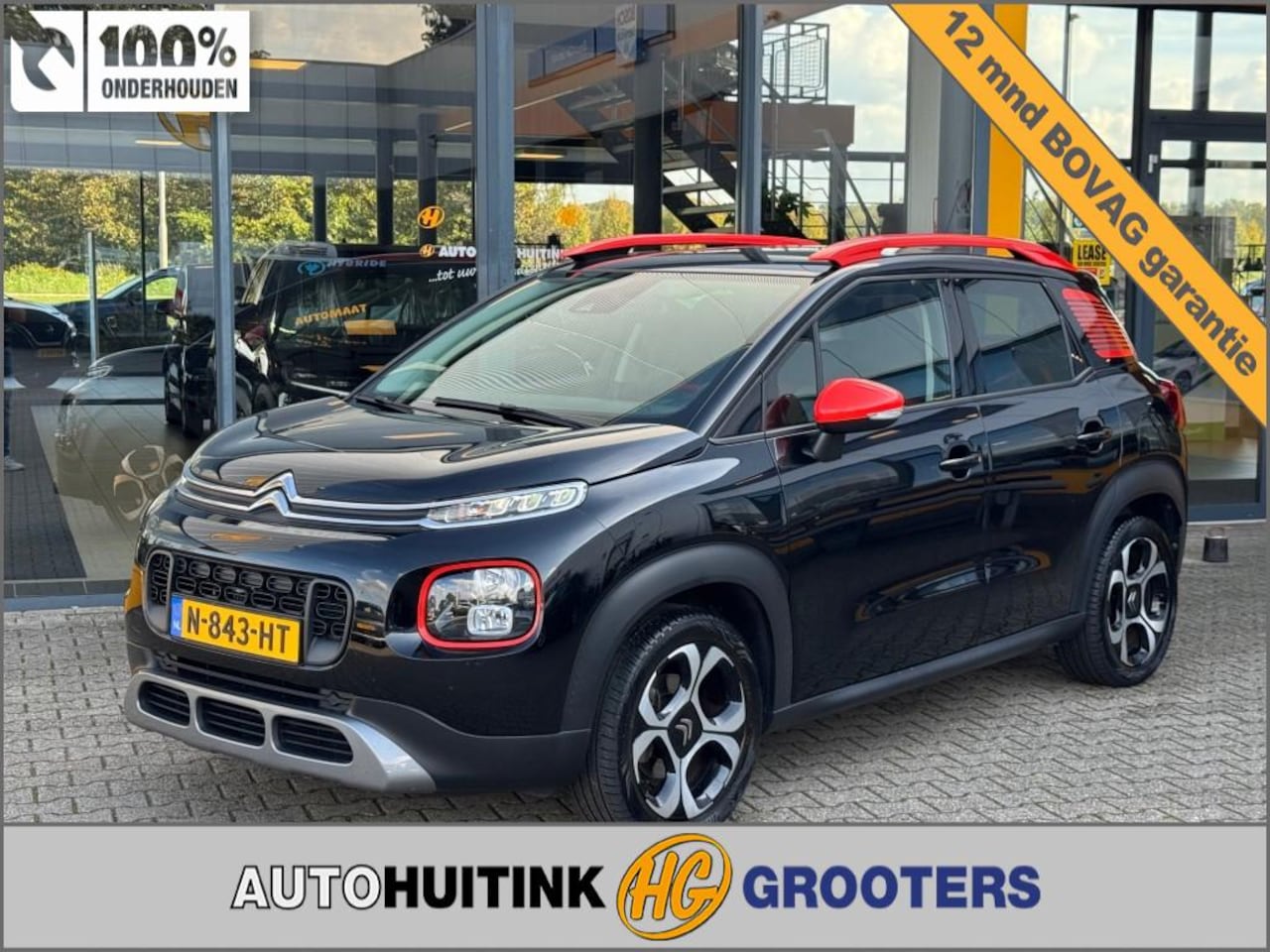 Citroën C3 Aircross - 1.2 PureTech 110PK SenS C-Series - stoelverwarm - trekhaak - all season - AutoWereld.nl