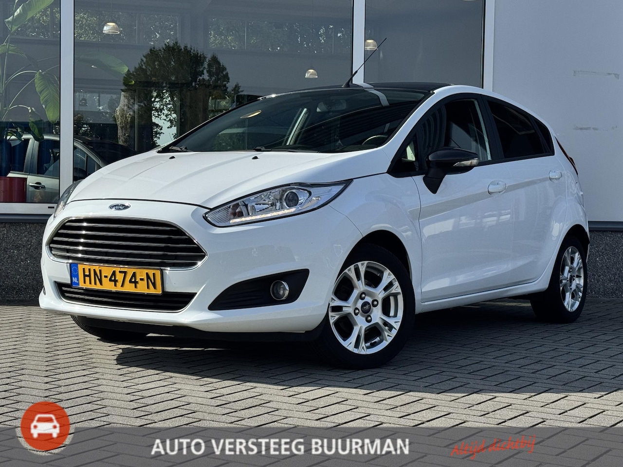 Ford Fiesta - 1.0 White Edition 1e Eigenaar, Origineel Nederlands, Lichtmetalen Velgen, Airco, Radio, El - AutoWereld.nl