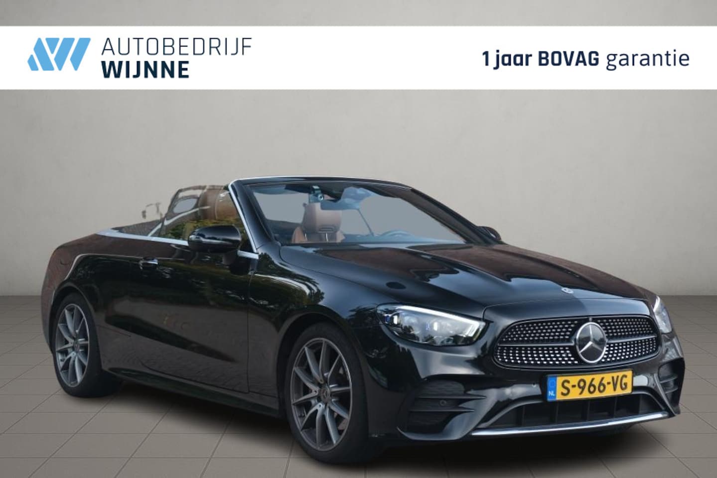 Mercedes-Benz E-klasse Cabrio - 200 197pk AMG Line - Premium Plus pakket - 360° camera - Burmester audiosysteem - Distroni - AutoWereld.nl