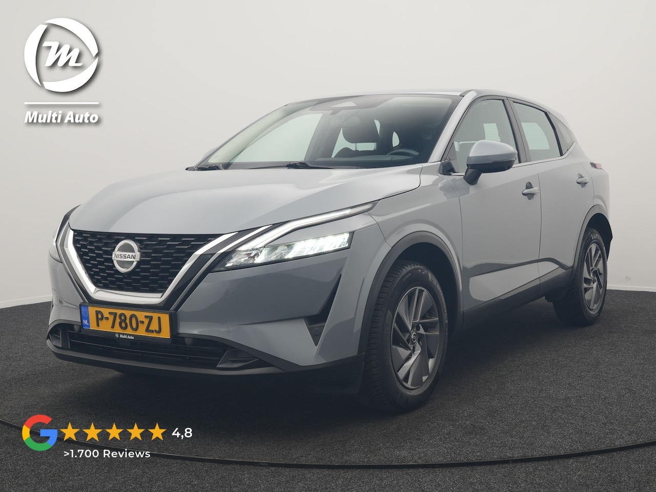 Nissan Qashqai - 1.3 Acenta MHEV 141pk Dealer O.H | Adaptive Cruise | 360 Camera | Keyless | Blis | Apple C - AutoWereld.nl