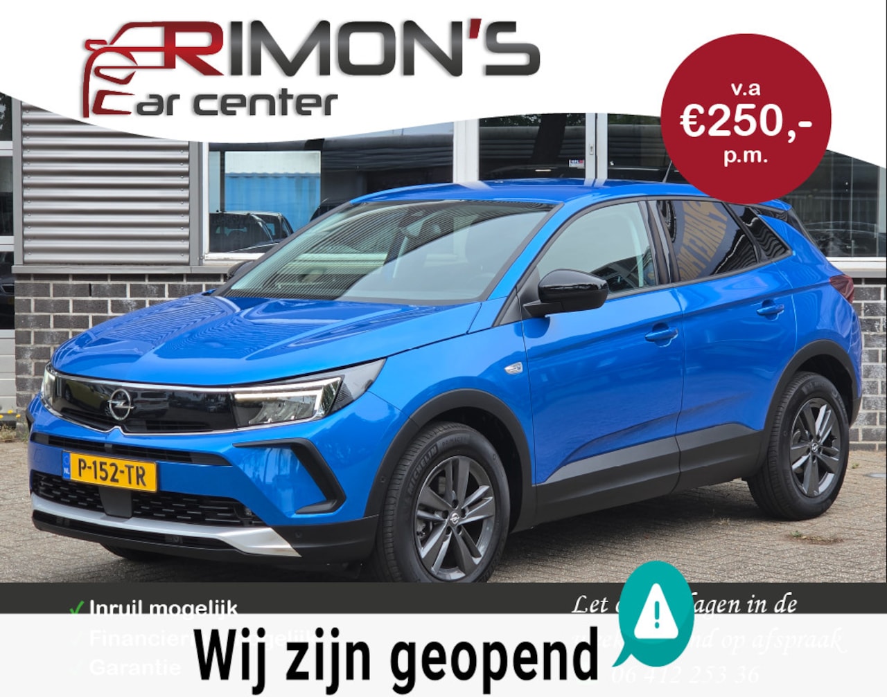 Opel Grandland - 1.2 Turbo Business Edition Carplay 360 Camera Pdc Nap - AutoWereld.nl