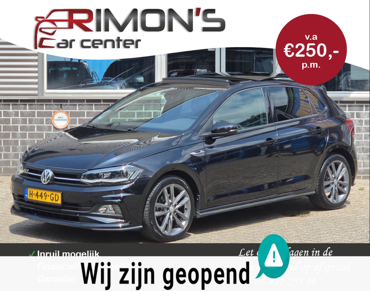 Volkswagen Polo - 1.5 TSI R-Line Automaat Pano Camera Bom Vollll - AutoWereld.nl