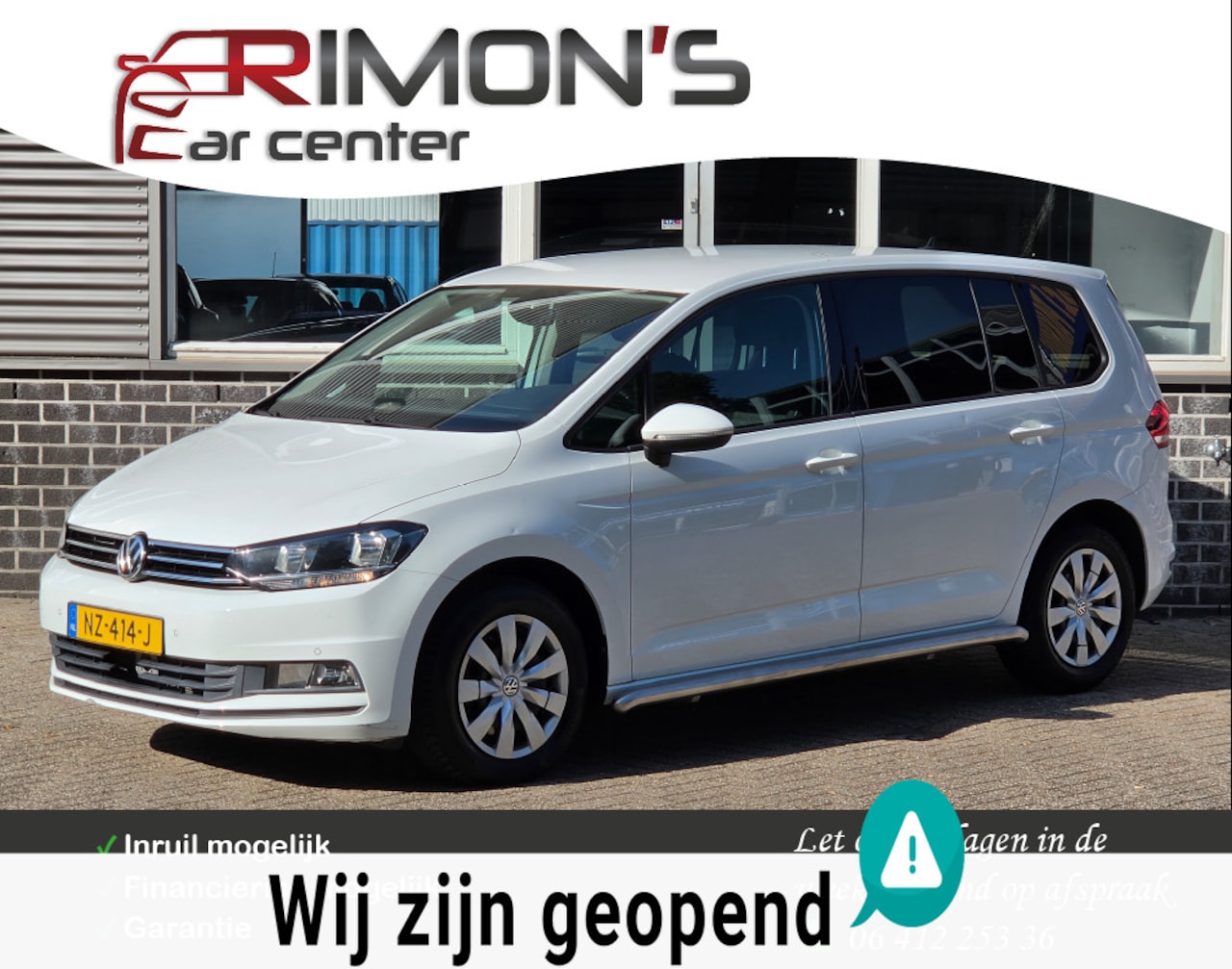 Volkswagen Touran - 2.0 TDI SCR Comfortline Automaat Dealer Onderhouden - AutoWereld.nl