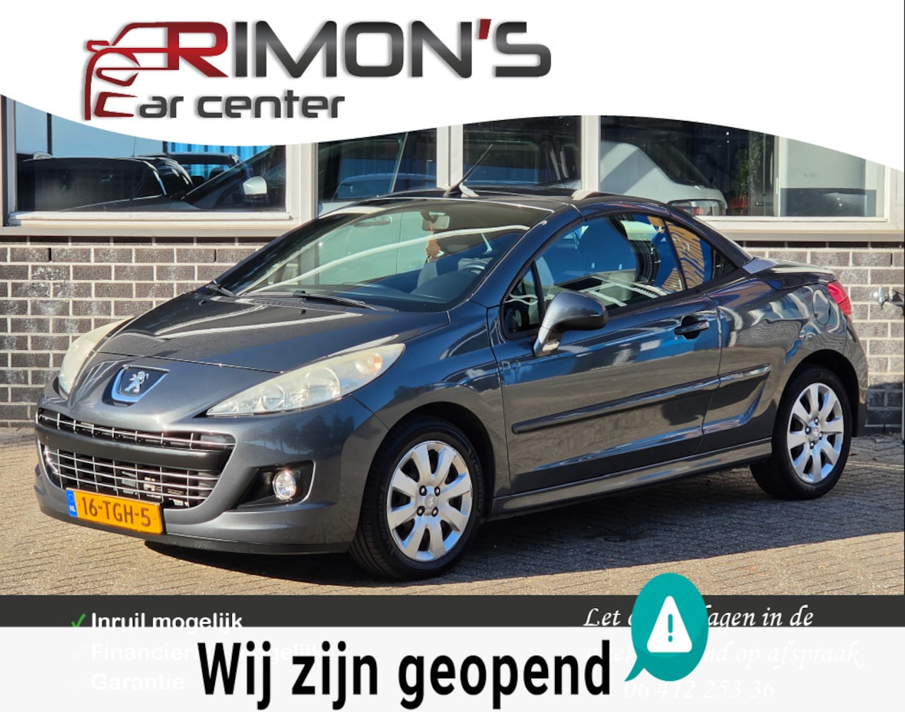 Peugeot 207 CC - 1.6 VTi Cabrio Cruise Controle Elek Pakket - AutoWereld.nl