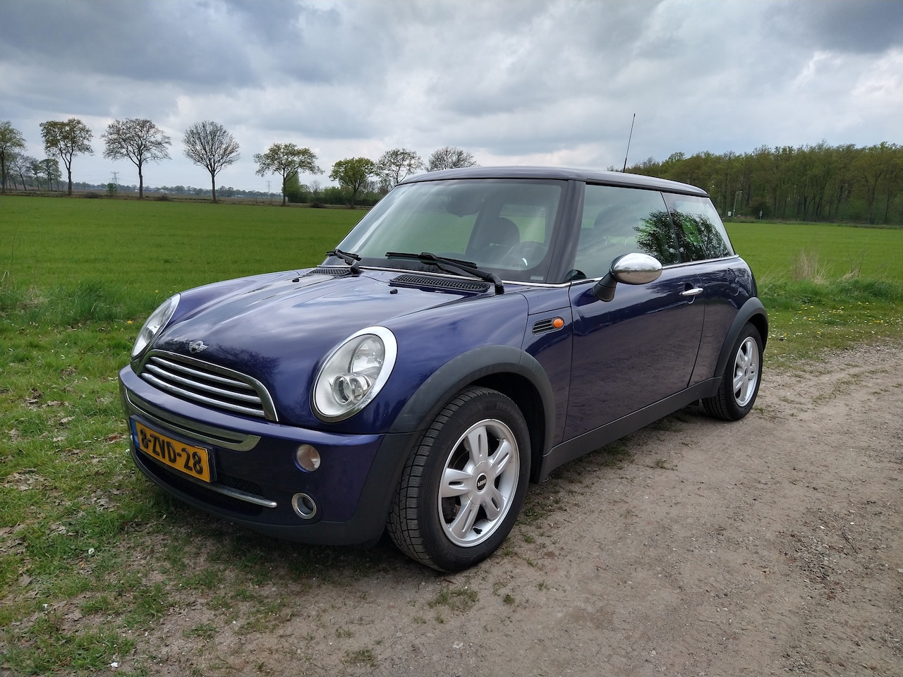MINI 3-Deurs - 1.6 One 1.6 (90pk) Black-Eye Purple Metallic - AutoWereld.nl