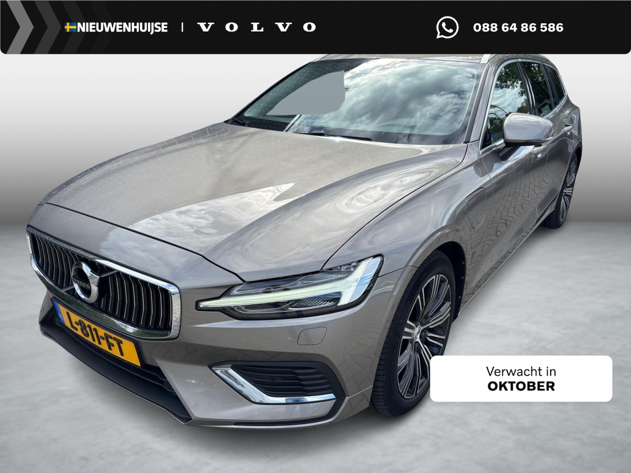 Volvo V60 - 2.0 T8 Recharge AWD Inscription | Plug-in Hybrid (PHEV) | Trekhaak | Panoramadak | Harman - AutoWereld.nl