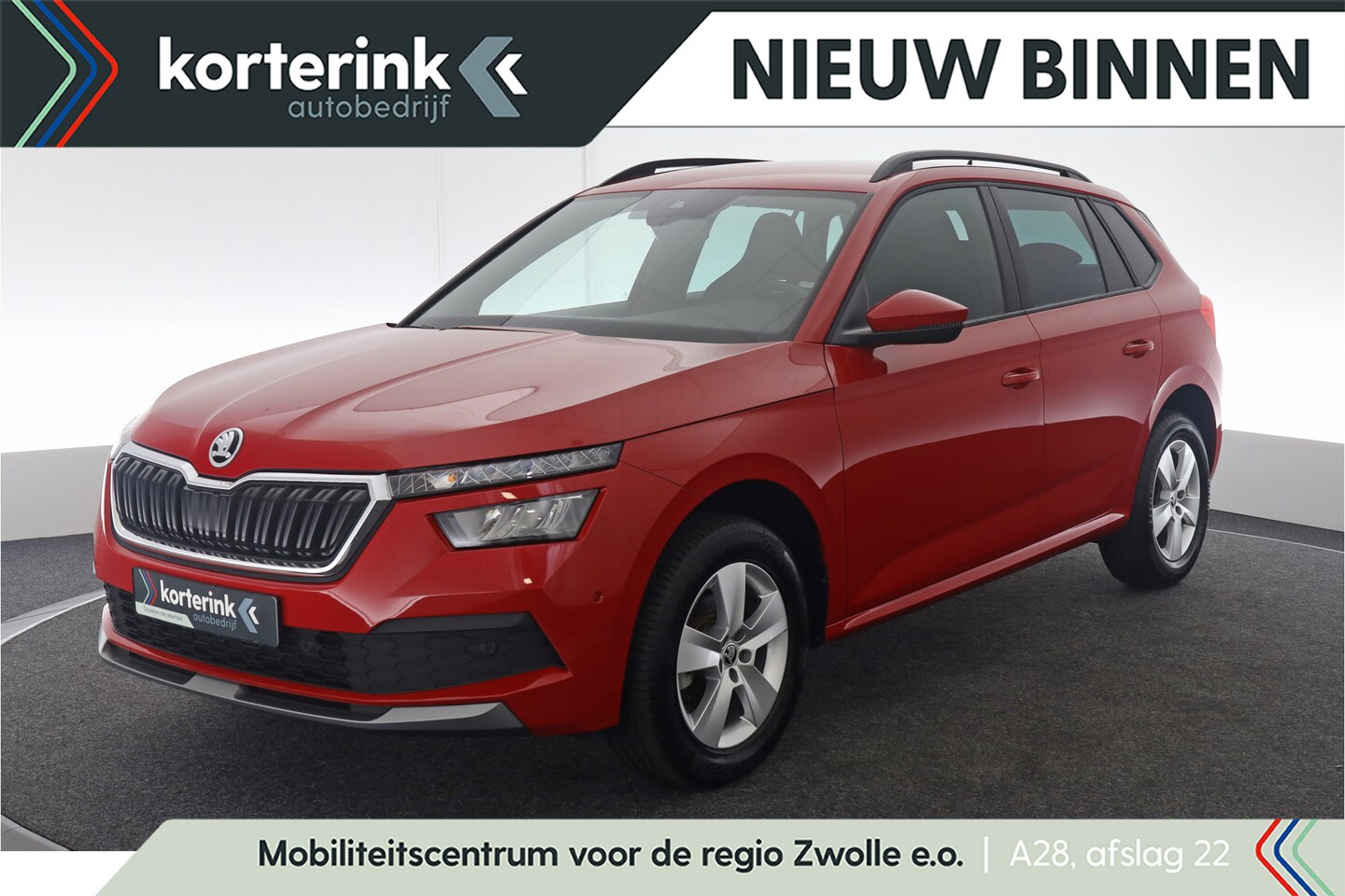 Skoda Kamiq - 1.0 TSI Sport Business ACC, Blind-spot, Trekhaak, Navi, Camera - AutoWereld.nl