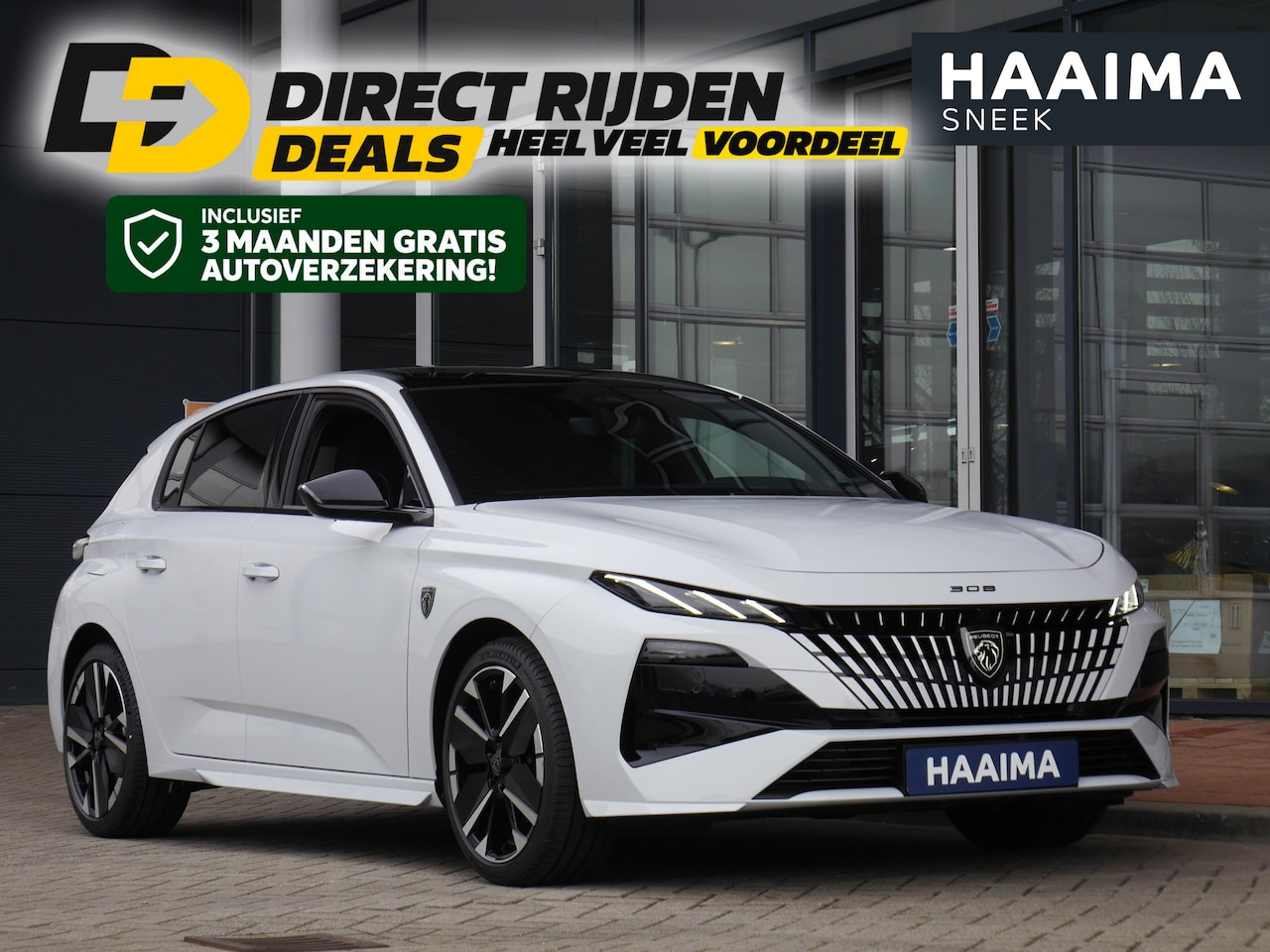 Peugeot 308 - 1.2 Hybrid 145 e-DCS6 GT € 6000,- DEMOVOORDEEL! | AGR stoelen | Stoel en stuurverwarming | - AutoWereld.nl
