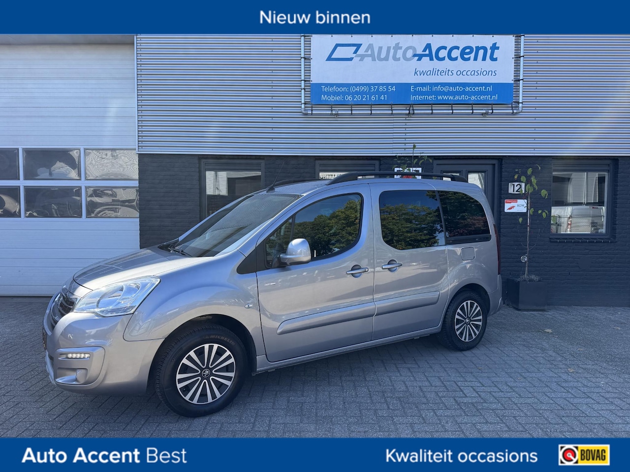 Peugeot Partner Tepee - 1.2 PureTech Active Airco/Trekhaak-afn./106dkm... - AutoWereld.nl
