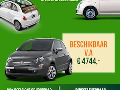 Fiat 500 - Meerdere 500 op voorraad