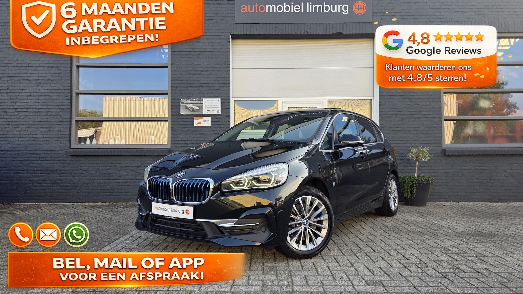 BMW 2-serie Active Tourer - 225xe iPerformance Luxury Line | LEDER DAKOTA | PANODAK | LED | PARKEERPAKKET | KEYLESS - AutoWereld.nl