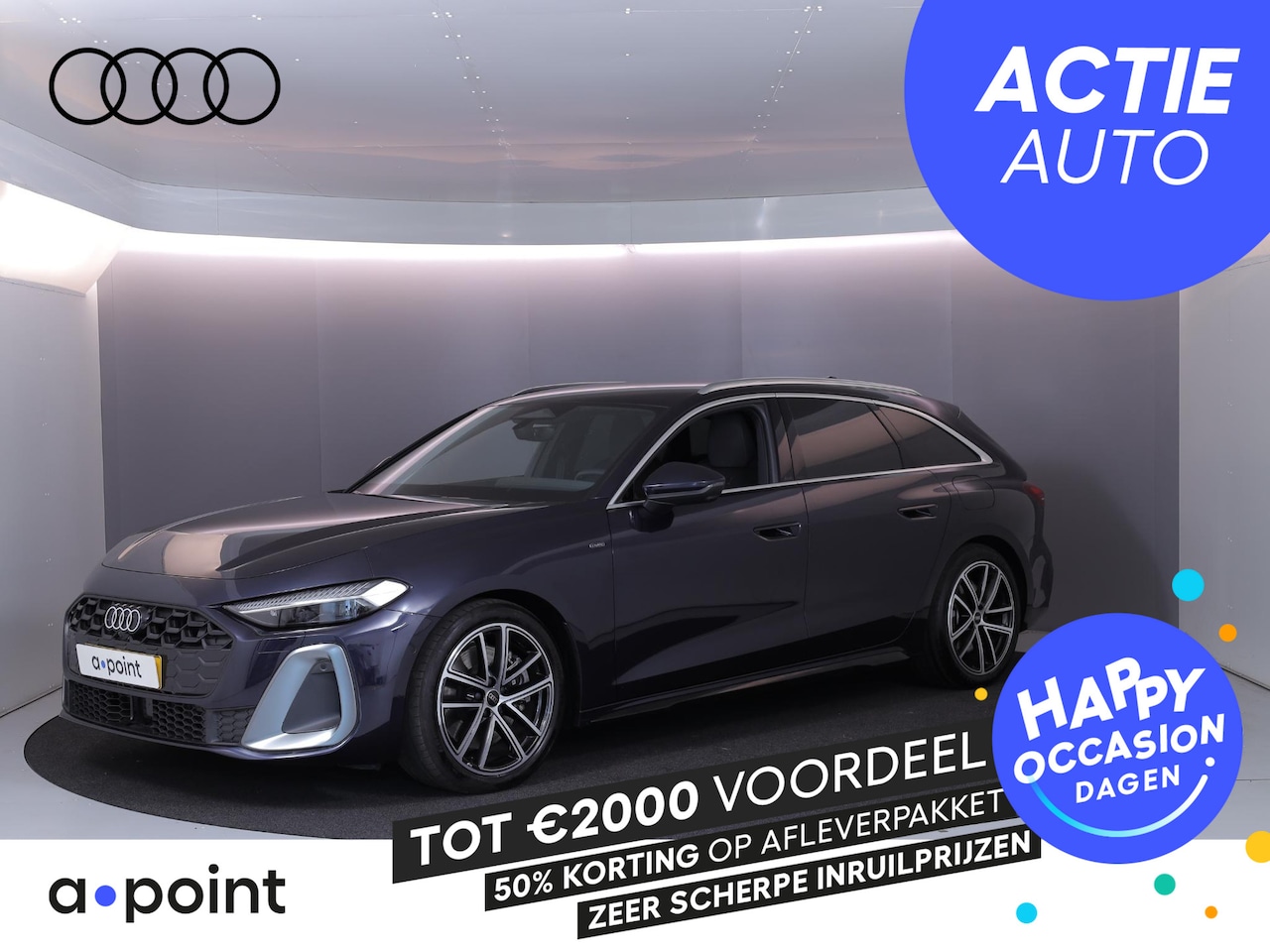 Audi A5 Avant - 2.0 e-hybrid quattro S edition 299 pk S-tronic | Private lease vanaf €913,- | SOH 98%| Par - AutoWereld.nl