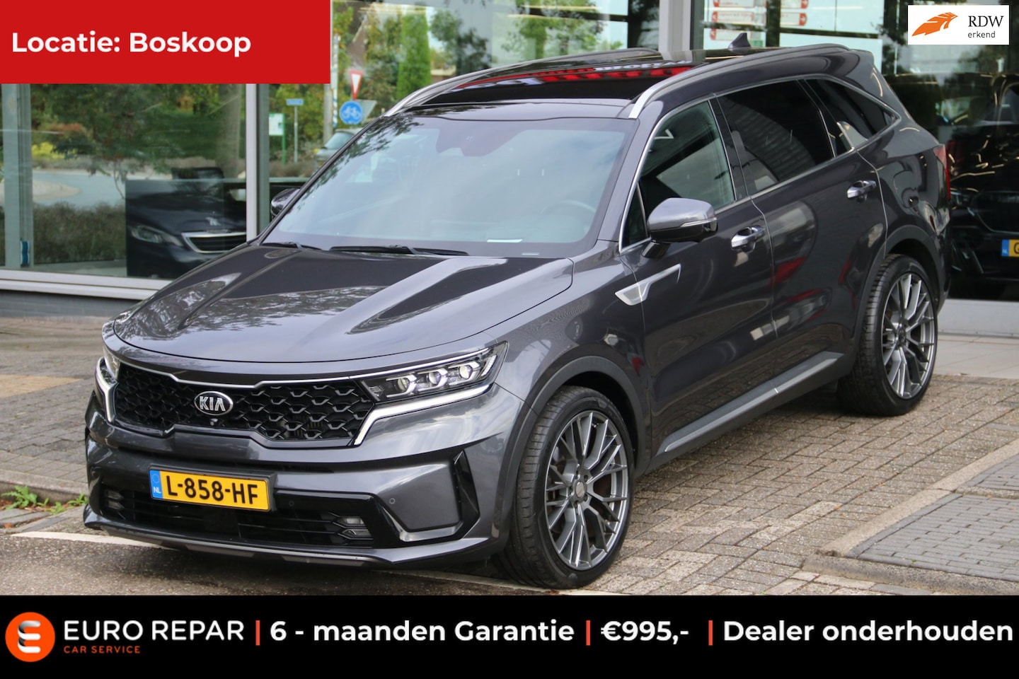 Kia Sorento - 1.6 T-GDi Plug-in Hybrid 4WD ExecutiveLine 7p. 1.6 T-GDI Plug-in Hybrid 4WD ExecutiveLine 7p. SOH 97% - AutoWereld.nl