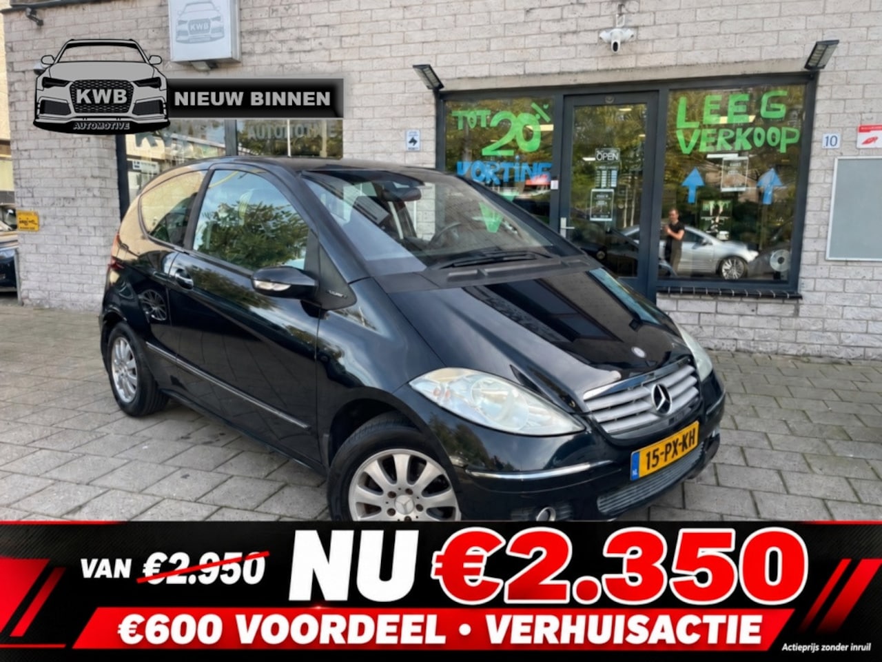 Mercedes-Benz A-klasse - 150 Elegance 3Drs Airco NAP Keurige staat - AutoWereld.nl