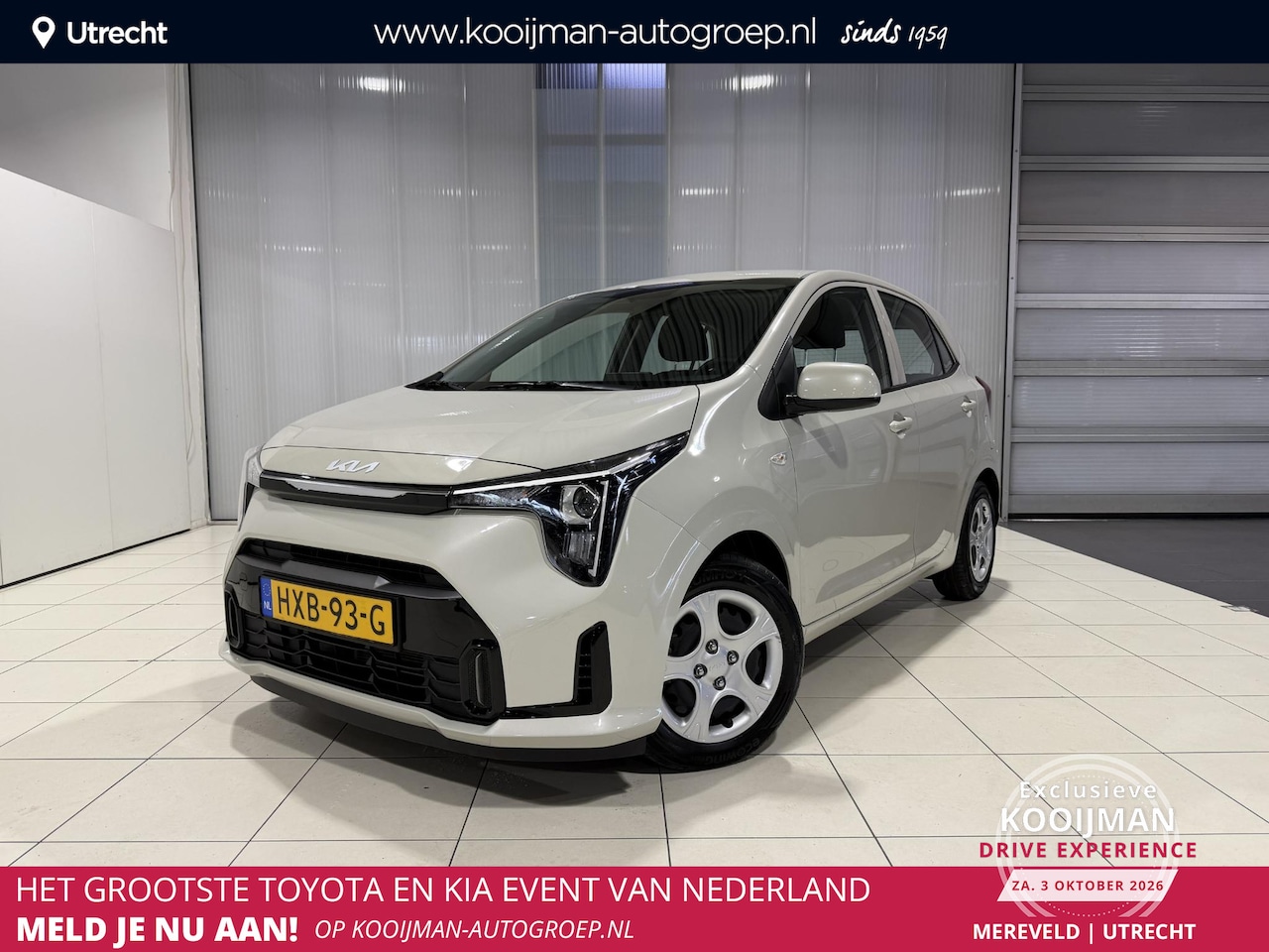 Kia Picanto - 1.0 DPI DynamicLine 5p. Apple Carplay/Android Auto, Navigatie, Camera. - AutoWereld.nl