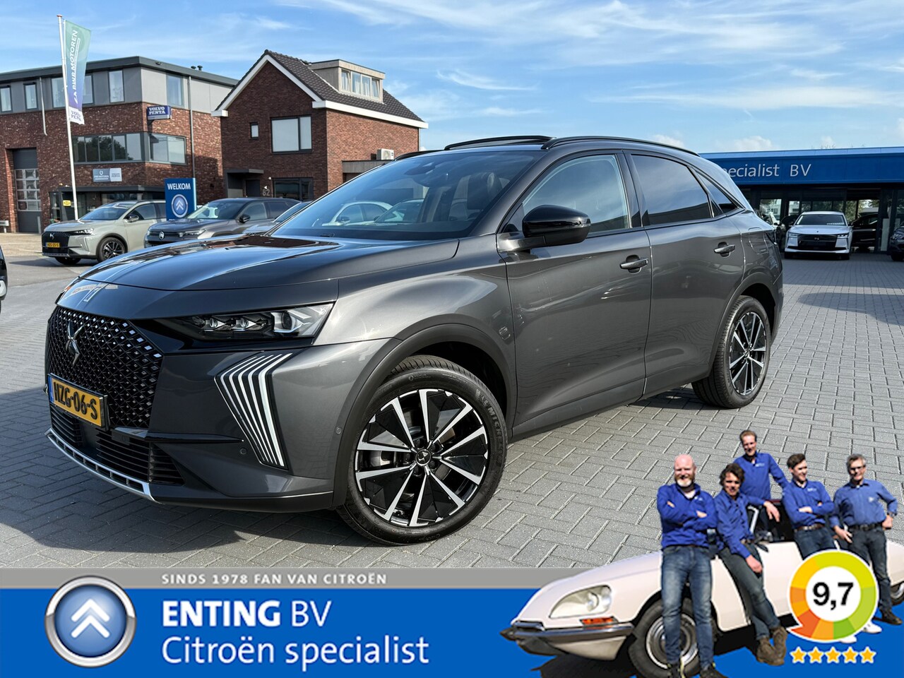 DS 7 - 1.6 PHEV 300 4x4 PALLAS HIFI FOCAL SCHUIFDAK PACK COMFORT+PACK TECH - AutoWereld.nl