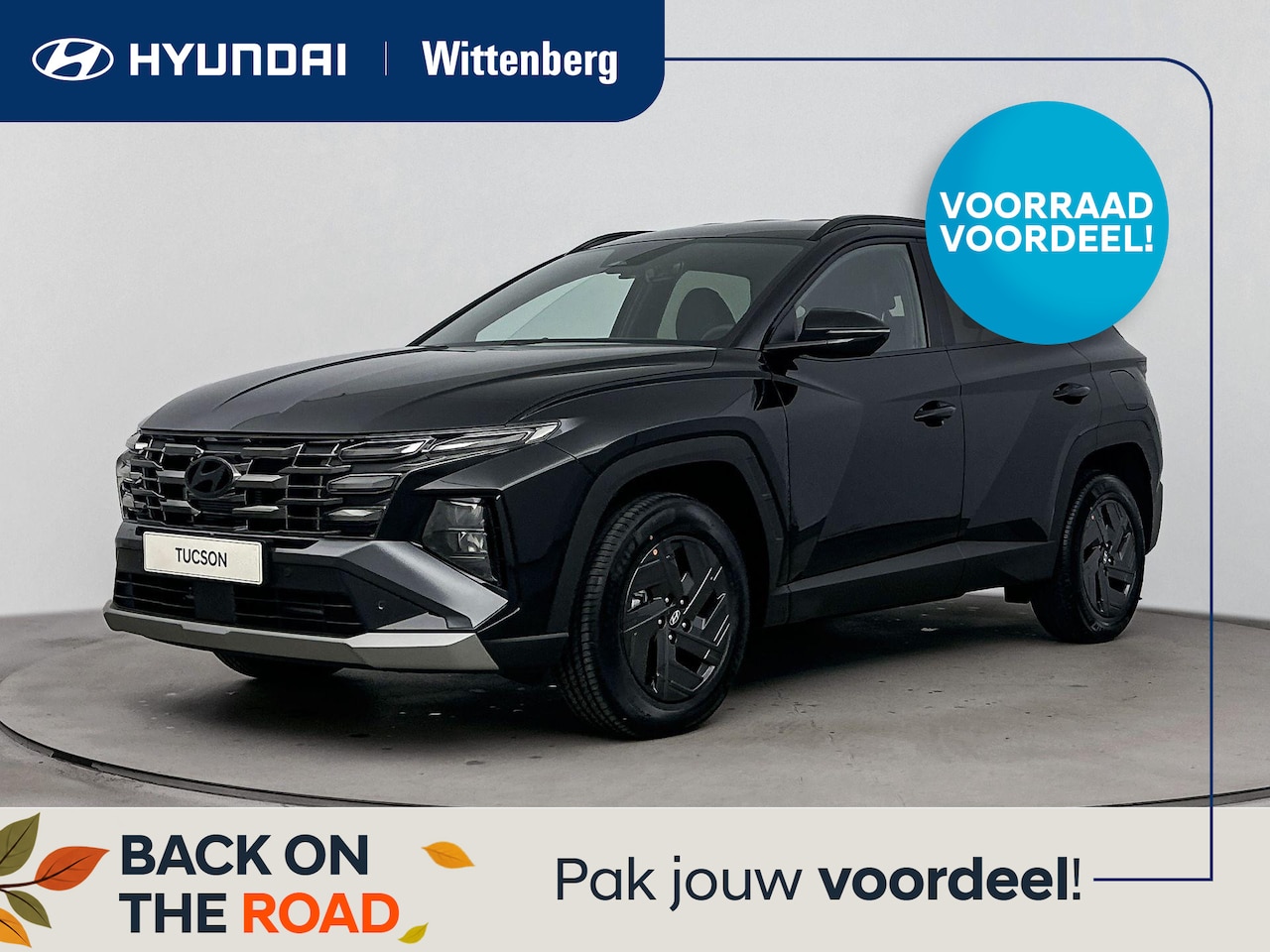 Hyundai Tucson - 1.6 T-GDI HEV Pure Edition | Apple Carplay/Android Auto | Lichtmetalen velgen 5-spaaks 17 - AutoWereld.nl