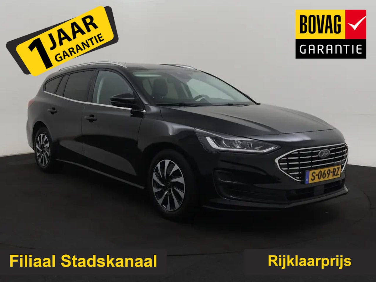 Ford Focus Wagon - 1.0 EcoBoost Hybrid Titanium Gratis Afleverpakket! | Achteruitrijcamera | Winterpakket | - AutoWereld.nl