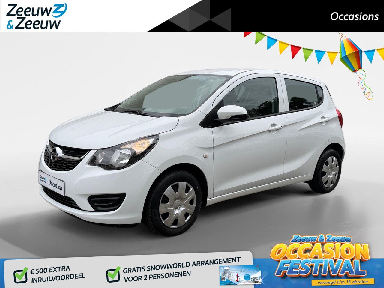 Opel Karl - 1.0 ecoFLEX Edition | AIRCO | LAGE KILOMETERS | 1 JAAR BOVAG GARANTIE | ELEKTRISCHE RAMEN - AutoWereld.nl