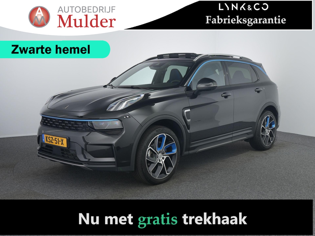 Lynk & Co 01 - 1.5 | Zwarte hemel | Pano | ACC | 360 Camera | Carplay | Stoelverwarming | - AutoWereld.nl
