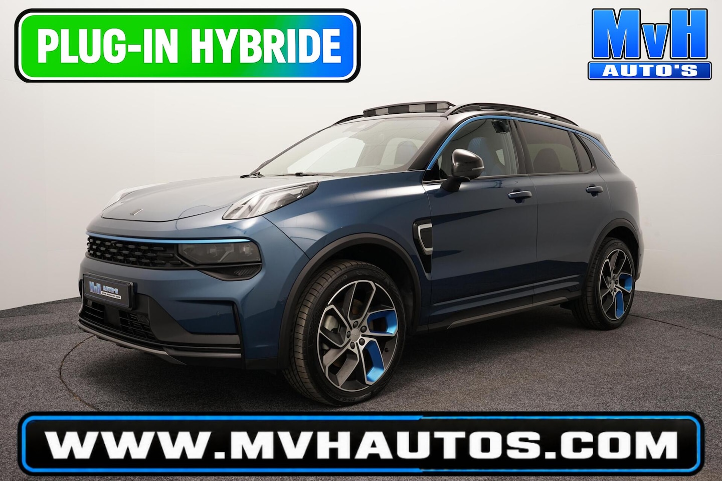Lynk & Co 01 - 1.5 PHEV|ZWARTE.HEMEL|360ºCAM|PANO|262PK|SOH97% - AutoWereld.nl