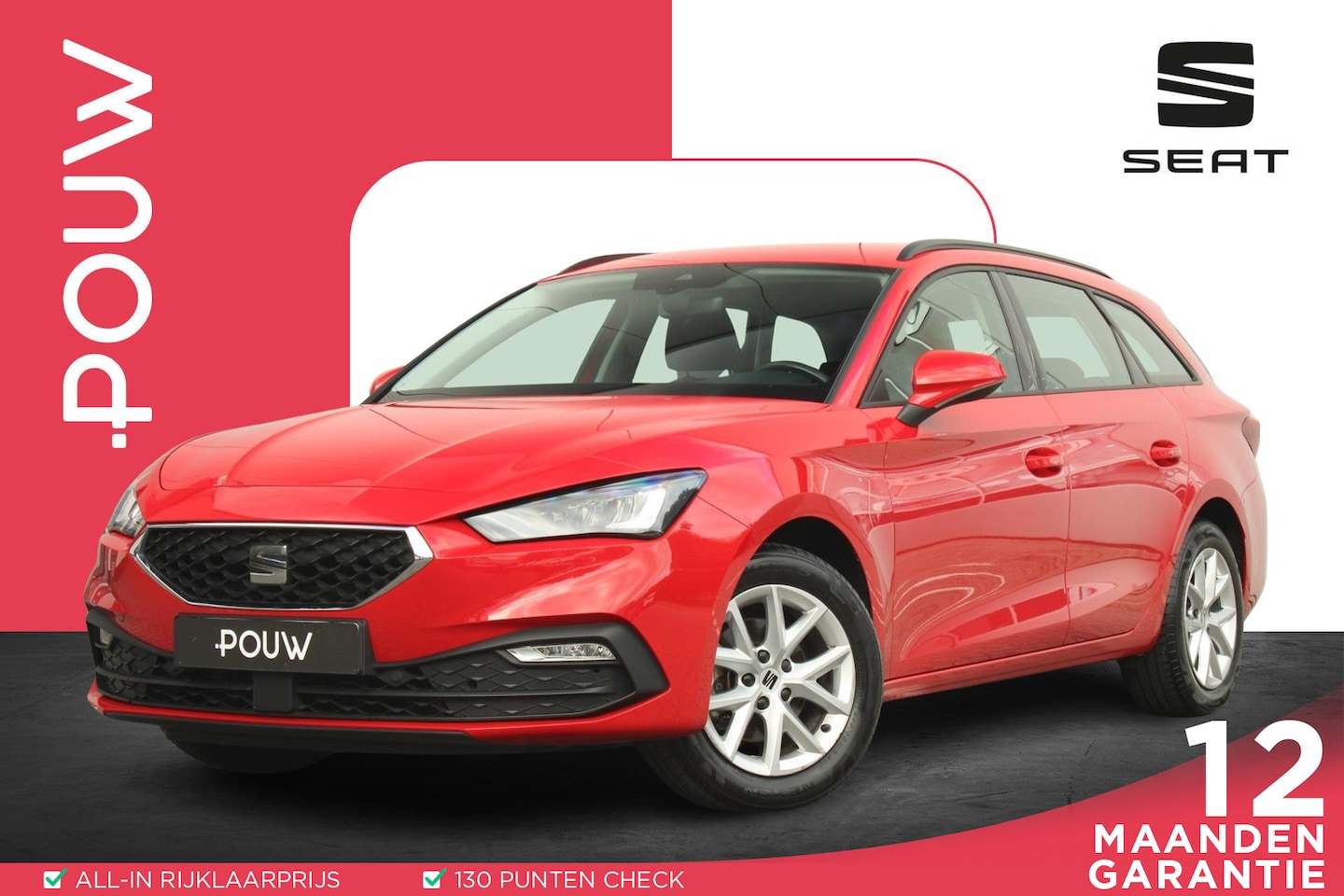SEAT Leon Sportstourer - 1.0 TSI 90pk Reference | Apple CarPlay/ Android auto | Cruise control | Climate Control - AutoWereld.nl