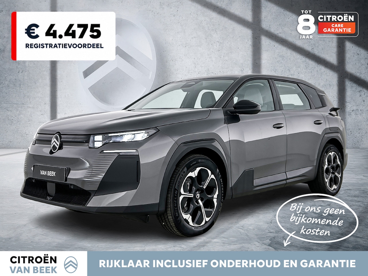 Citroën C5 Aircross - You Comfort Range 74 kWh | Adaptive Cruise | Parkeersensoren | 19" Lichtmetaal | - AutoWereld.nl