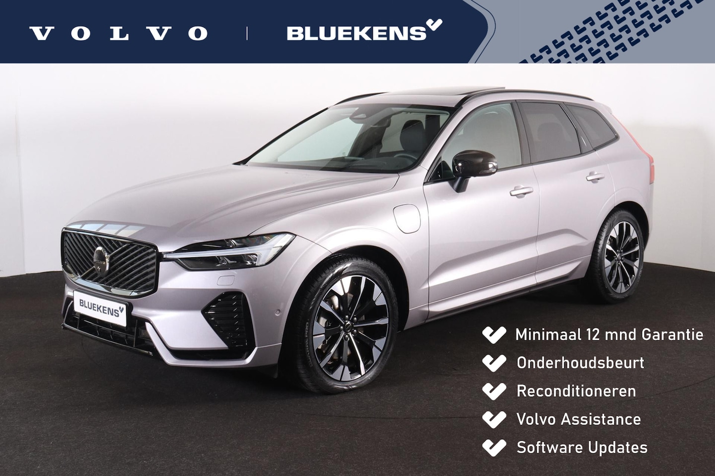 Volvo XC60 - T6 Recharge AWD Ultra Dark - Luchtvering - Panorama/schuifdak - IntelliSafe Assist & Surro - AutoWereld.nl