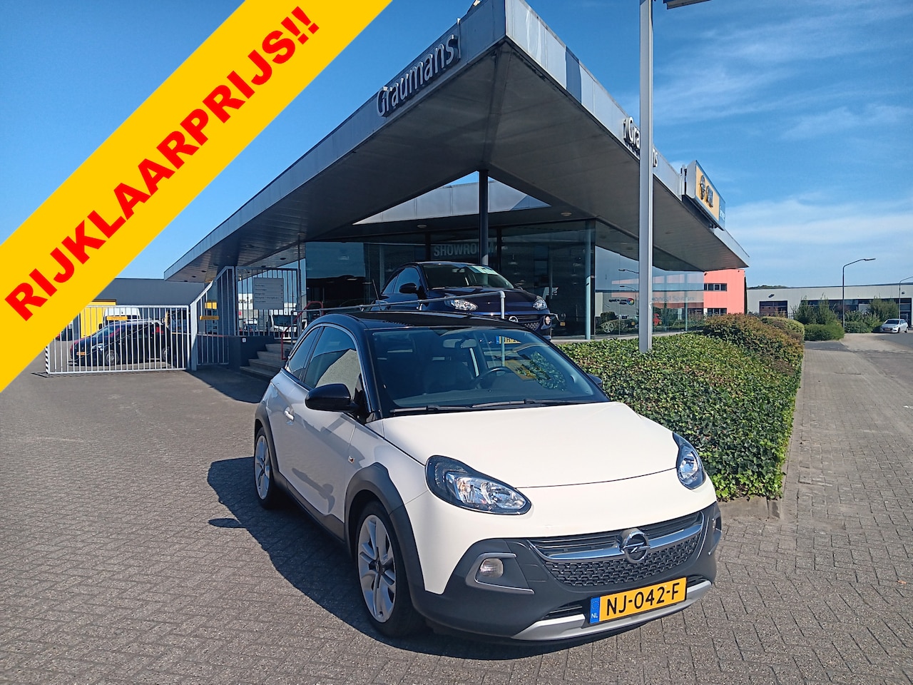 Opel ADAM - ROCKS 1.2 Jam 70PK, Airco, Sportstoelen, Cruise-Control, Bleutooth etc. incl. 12 MND BOVAG - AutoWereld.nl