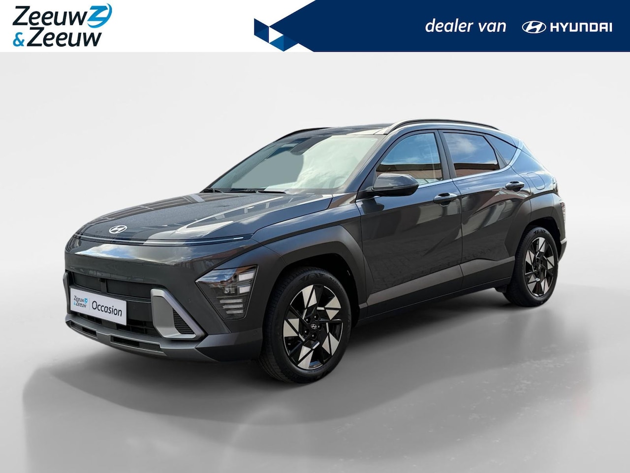 Hyundai Kona - 1.6 GDI HEV Premium Sky 137PK | Navigatie | Apple Carplay & Android Auto | Schuif-kantelda - AutoWereld.nl
