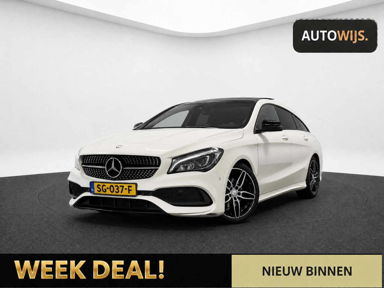 Mercedes-Benz CLA-klasse Shooting Brake - 200 Ambition|AMG|PANO|AUT|H&K|CLIMA|CAMERA - AutoWereld.nl