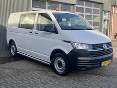 Volkswagen Transporter - 2.0 TDI 90pk L1H1 DC Airco Trekhaak 2200kg trekgewicht Telefoonverbinding 5-Persoons Siteb