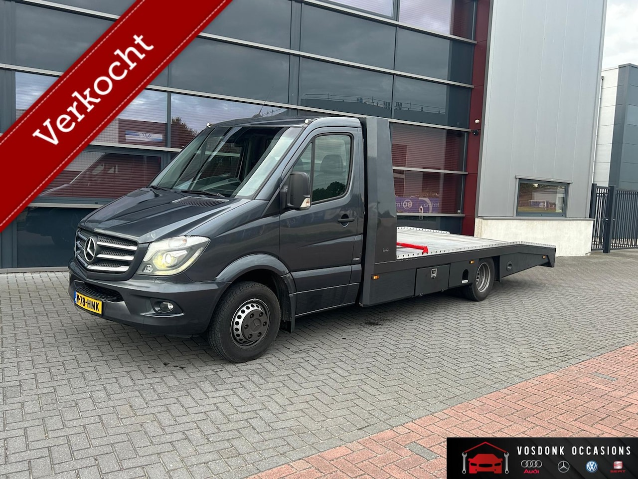 Mercedes-Benz Sprinter - bestel 519 Oprijwagen/Tijhof/Luchvering/Topstaat - AutoWereld.nl