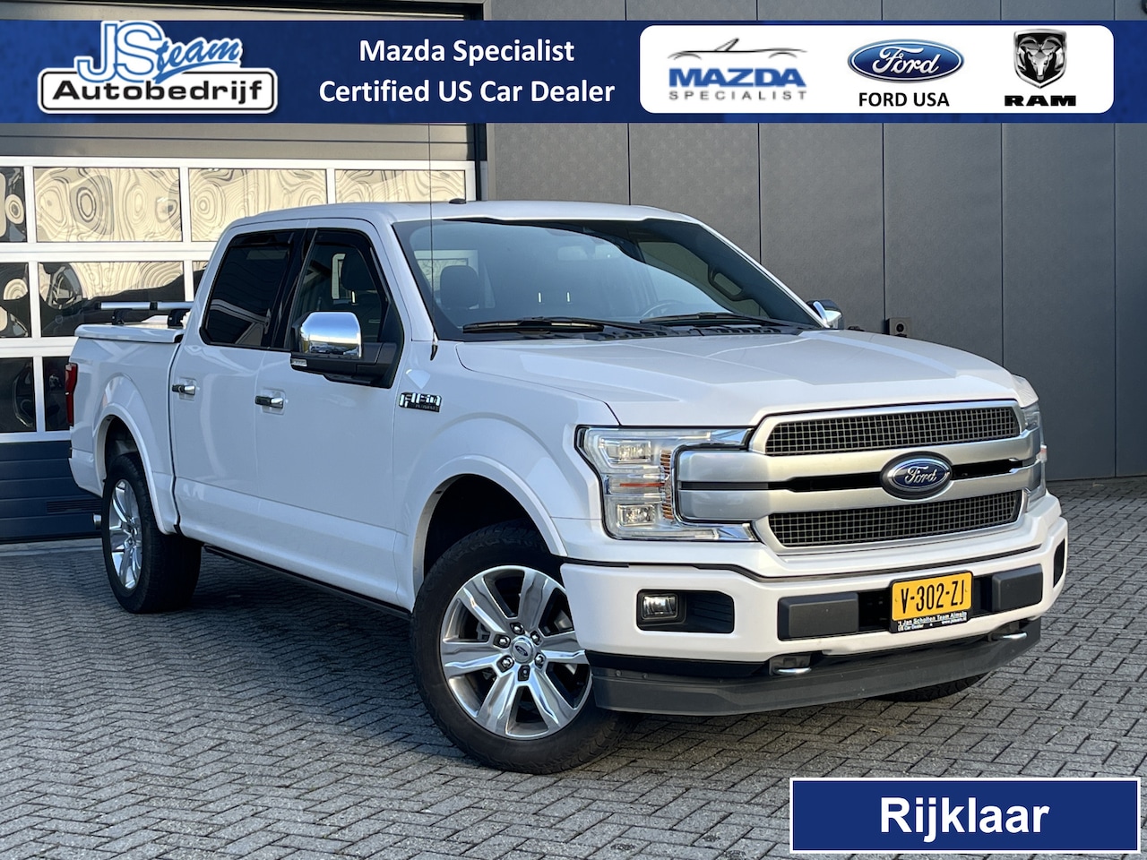 Ford F150 - USA Platinum EcoBoost 370PK SuperCrew | LPG | Laadbakklep | Trekhaak | Panodak | 10-Traps - AutoWereld.nl