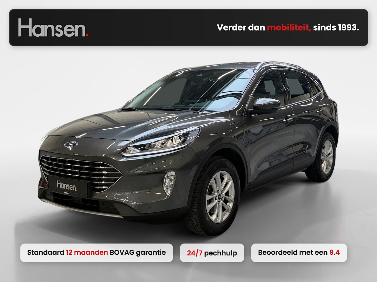 Ford Kuga - 2.5 PHEV Titanium I Trekhaak I Winterpakket I Cruise Control I Camera I CarPlay I LED I - AutoWereld.nl
