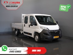 Opel Movano - 2.2 140 pk DC Dubbel Cabine Open Laadbak/ 7 Pers./ 2.5t Trekverm./ Cruise/ Airco/ 288x215x