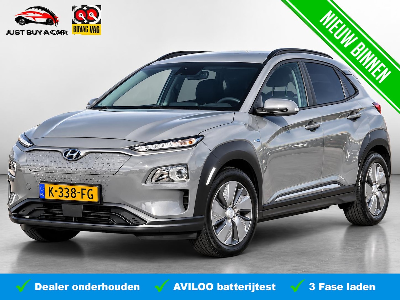 Hyundai Kona Electric - EV Fashion 39 kWh SoH 89.9% | 3 Fase | Warmtepomp | Camera | Navigatie | Adaptieve Cruise - AutoWereld.nl