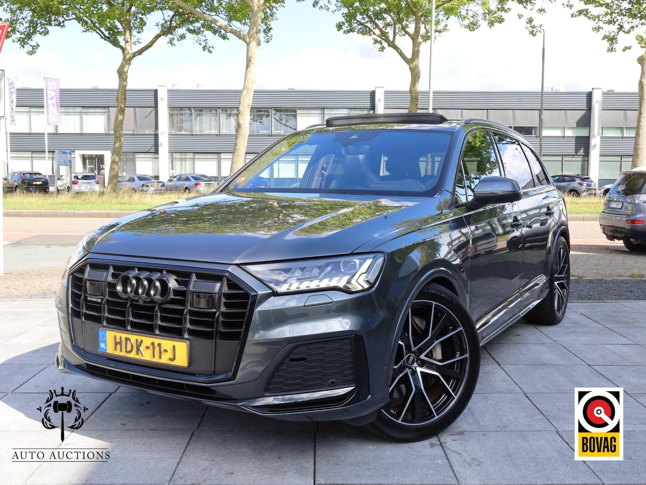 Audi Q7 - 55 TFSI e quattro S-Line 381PK | Panodak | Leer Valcona | RS Seats | B&O | HuD | Nightvisi - AutoWereld.nl