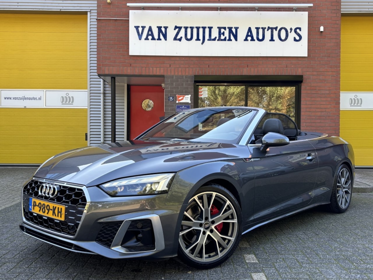Audi A5 Cabriolet - 40 TFSI 204pk S-Line Nekverwarming Virtual Trekhaak Camera 19'' - AutoWereld.nl