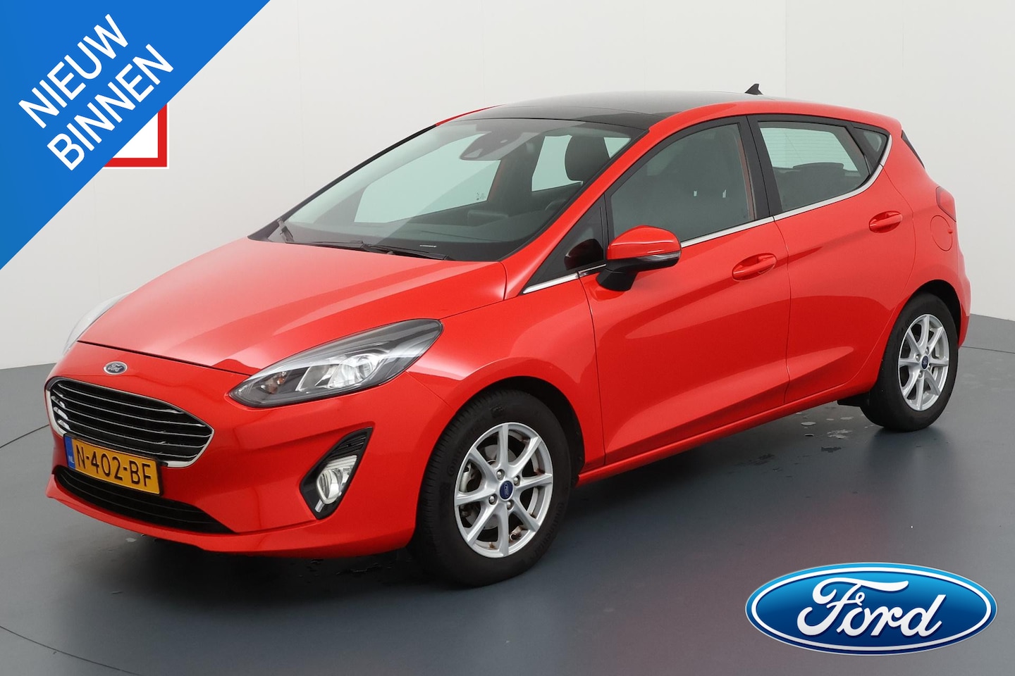 Ford Fiesta - 125pk Eco Hybrid Titanium X Panoramadak B&O Navi Winter pack Keyless Entry Dealeronderhoud - AutoWereld.nl