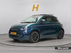 Fiat 500e - La Prima 42 kWh | SoH 90, 6% | Schuif/kanteldak | Carplay | Adaptive cruise | Parkeersenso