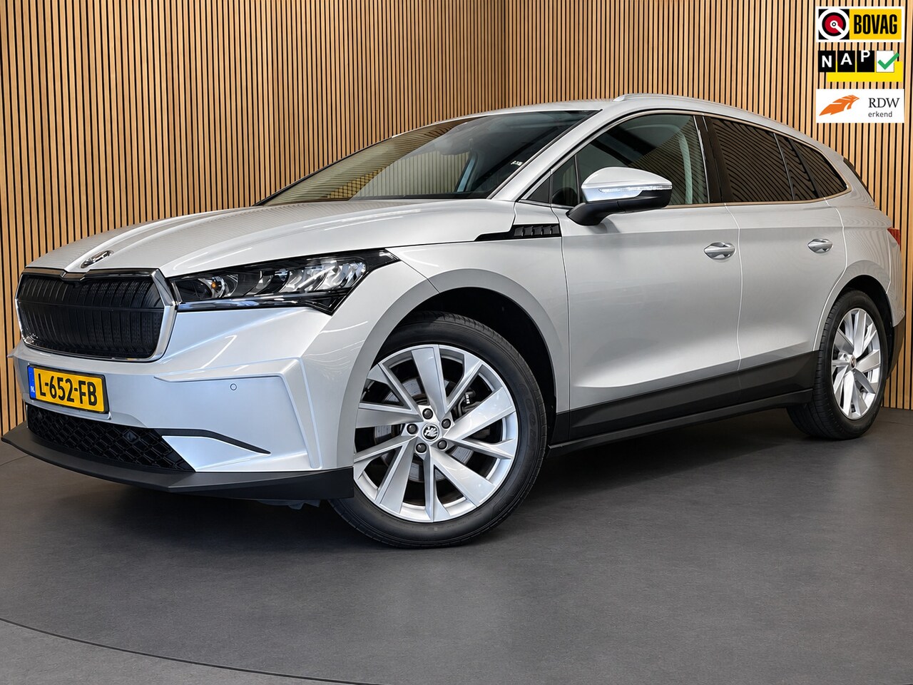 Skoda Enyaq iV - 60|90% SOH|1/2 LEDER|APPLE CARPLAY|ANDROID AUTO|NAVIGATIE|CAMERA|CLIMATE+CRUISE CONTROL|NL - AutoWereld.nl