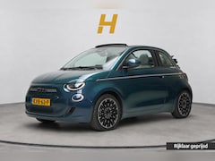 Fiat 500e - Cabrio La Prima 42 kWh SoH 94, 9% | Leder | Stoelverwarming | Lm velgen | Navigatie | Carp