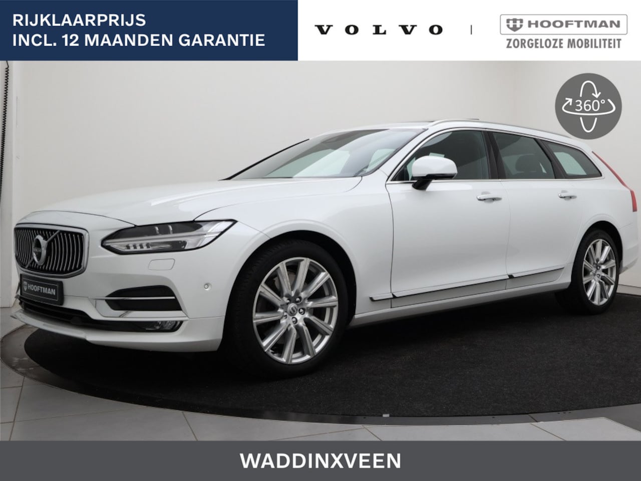 Volvo V90 - T4 AUT(8) INSCRIPTION SCHUIFDAK LUCHTVERING 360GR CAM MASSAGE HEAD-UP - AutoWereld.nl